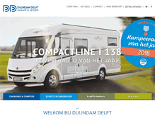 Tablet Screenshot of ddcaravans.nl